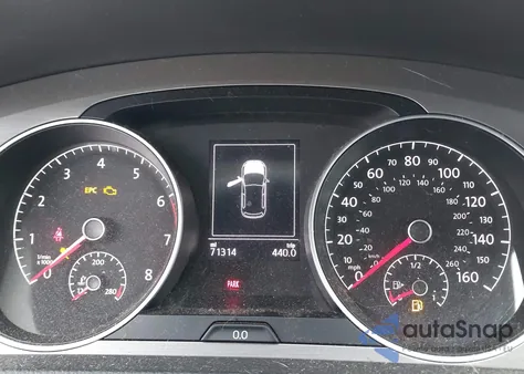 2017 Volkswagen Golf Tsi S 4-Door/Tsi Wolfsburg Edition 4-Door z USA, uszkodzony, nr VIN 3VW117AU1HM030464